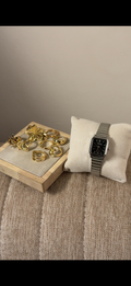 Gogoey Black Dial + 8 pieces Ring set (Free)