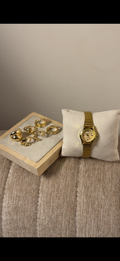 GOGOEY Round Golden + 6 pieces Ring set (Free)