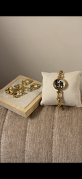 Eliyina round leopard + 6 pieces Ring set (Free)