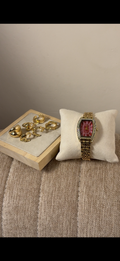 Grealy Maroon + 6 pieces Ring set (Free)