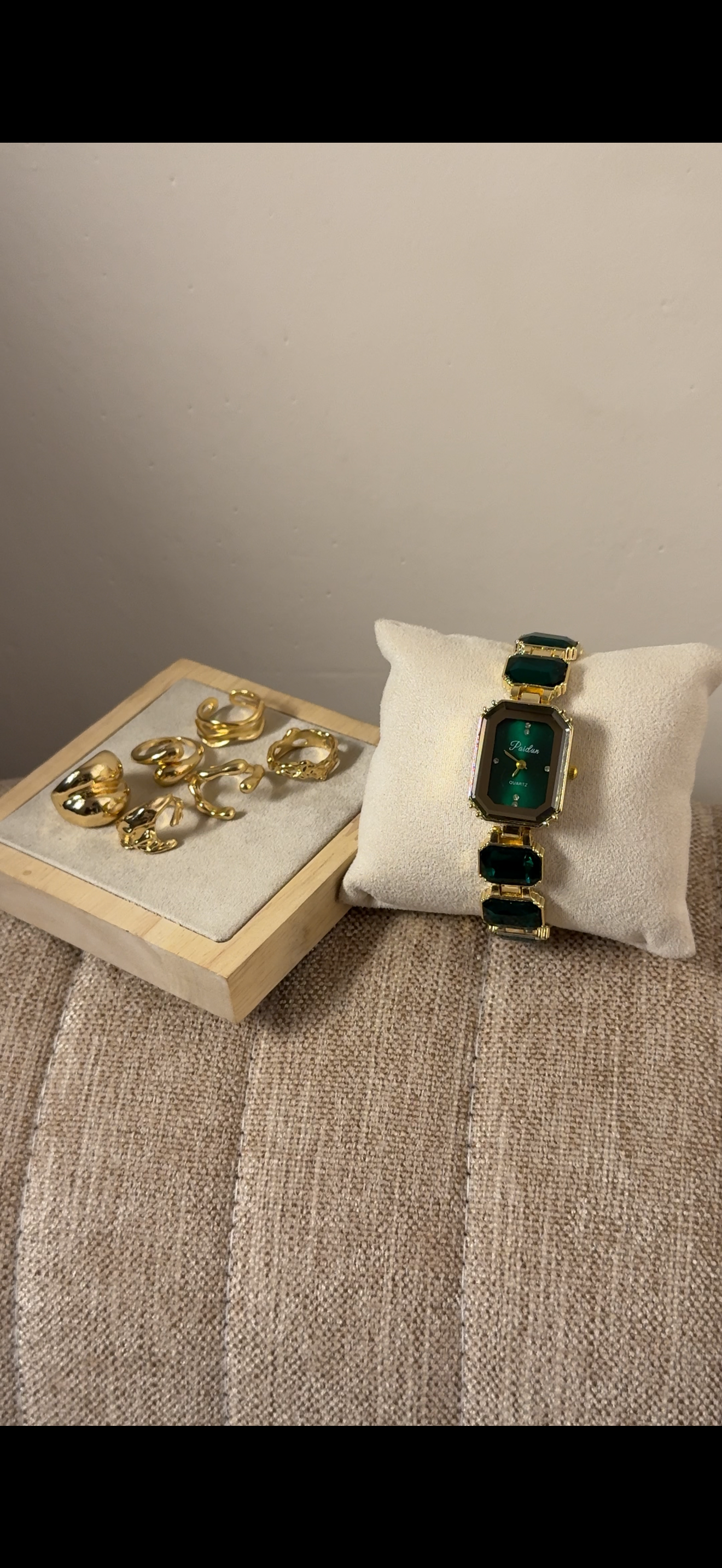 Green Emerald Cut + Get