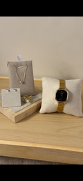 Naidu black square + Necklace (Free) + Earing (Free) + Mystery Ring (Free)