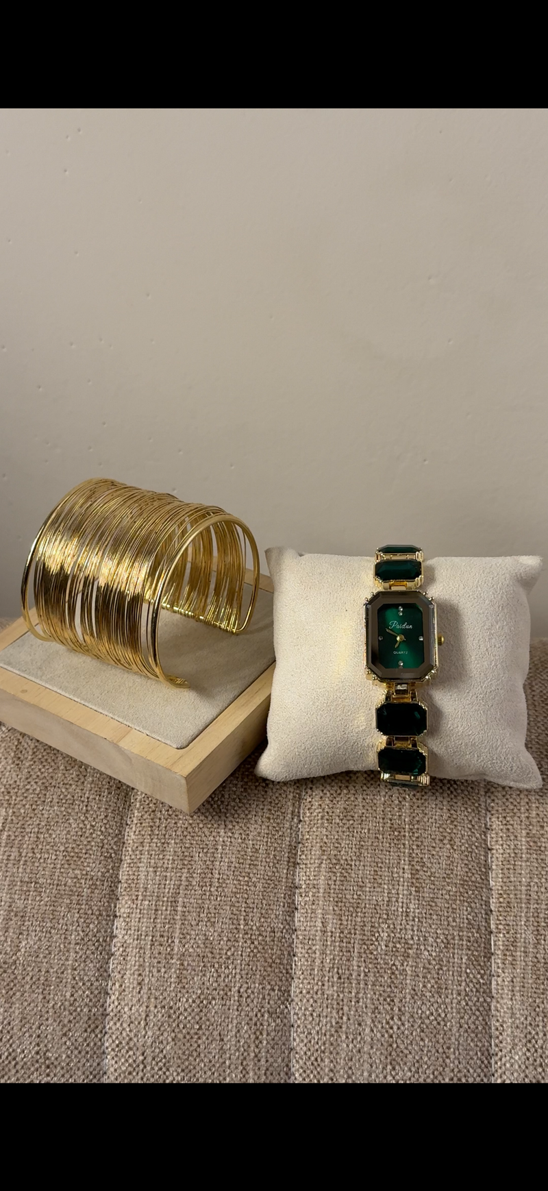 Green Emerald Cut + Get
