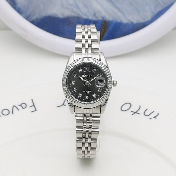 Barsh Silver Black Dial