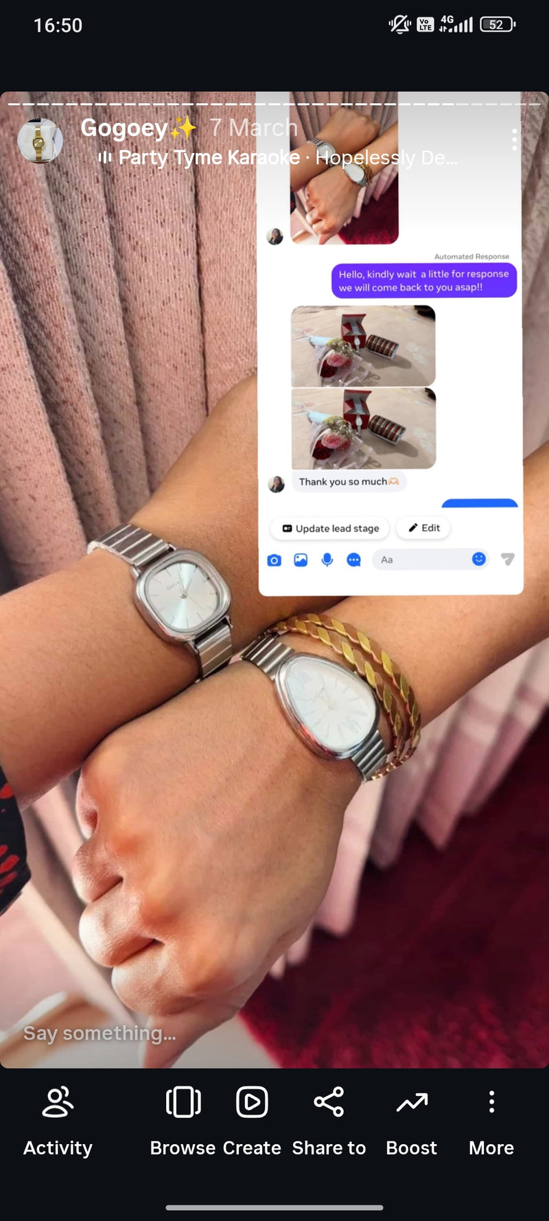 (Gogoey silver square combo) Buy 1 Watch ⌚
Get 2 Jewellery FREE 💍🍀
(Ring + Clover Bracelet)