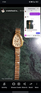 (Golden snakehead combo) Buy 1 Watch ⌚
Get 2 Jewellery FREE 💍🍀
(Ring + Clover Bracelet