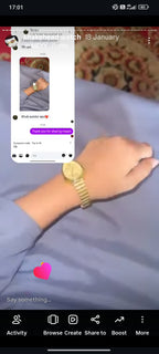 (Golden snakehead combo) Buy 1 Watch ⌚
Get 2 Jewellery FREE 💍🍀
(Ring + Clover Bracelet