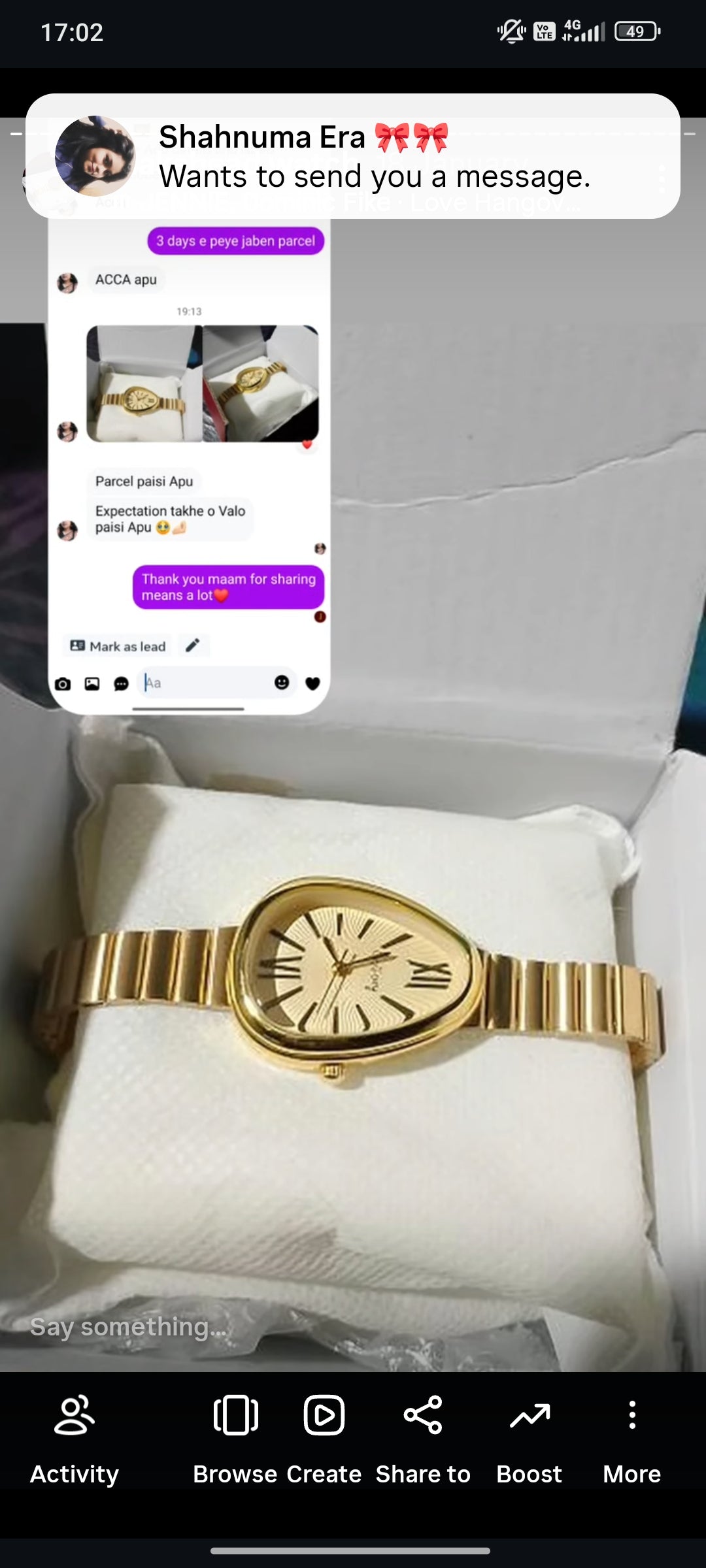 (Golden snakehead combo) Buy 1 Watch ⌚
Get 2 Jewellery FREE 💍🍀
(Ring + Clover Bracelet