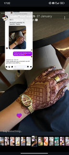 Maroon snakehead + Clover Bracelet (Free)+ Mystery Ring (Free)