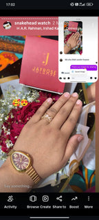 Maroon snakehead + Clover Bracelet (Free)+ Mystery Ring (Free)