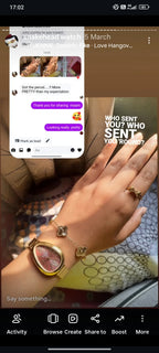 Maroon snakehead + Clover Bracelet (Free)+ Mystery Ring (Free)
