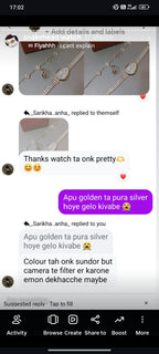 (Golden snakehead combo) Buy 1 Watch ⌚
Get 2 Jewellery FREE 💍🍀
(Ring + Clover Bracelet