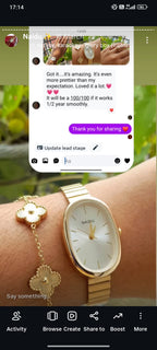 Naidu oval + Clover Bracelet (Free)+ Mystery Ring (Free)