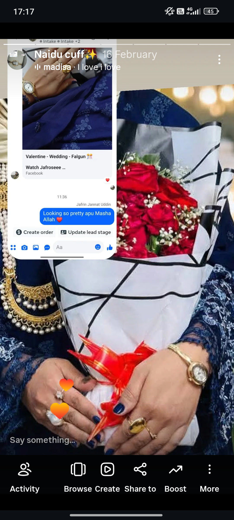 (Naidu cuff watch combo)..  Buy 1 Watch ⌚
Get 2 Jewellery FREE 💍🍀
(Ring + Clover Bracelet)