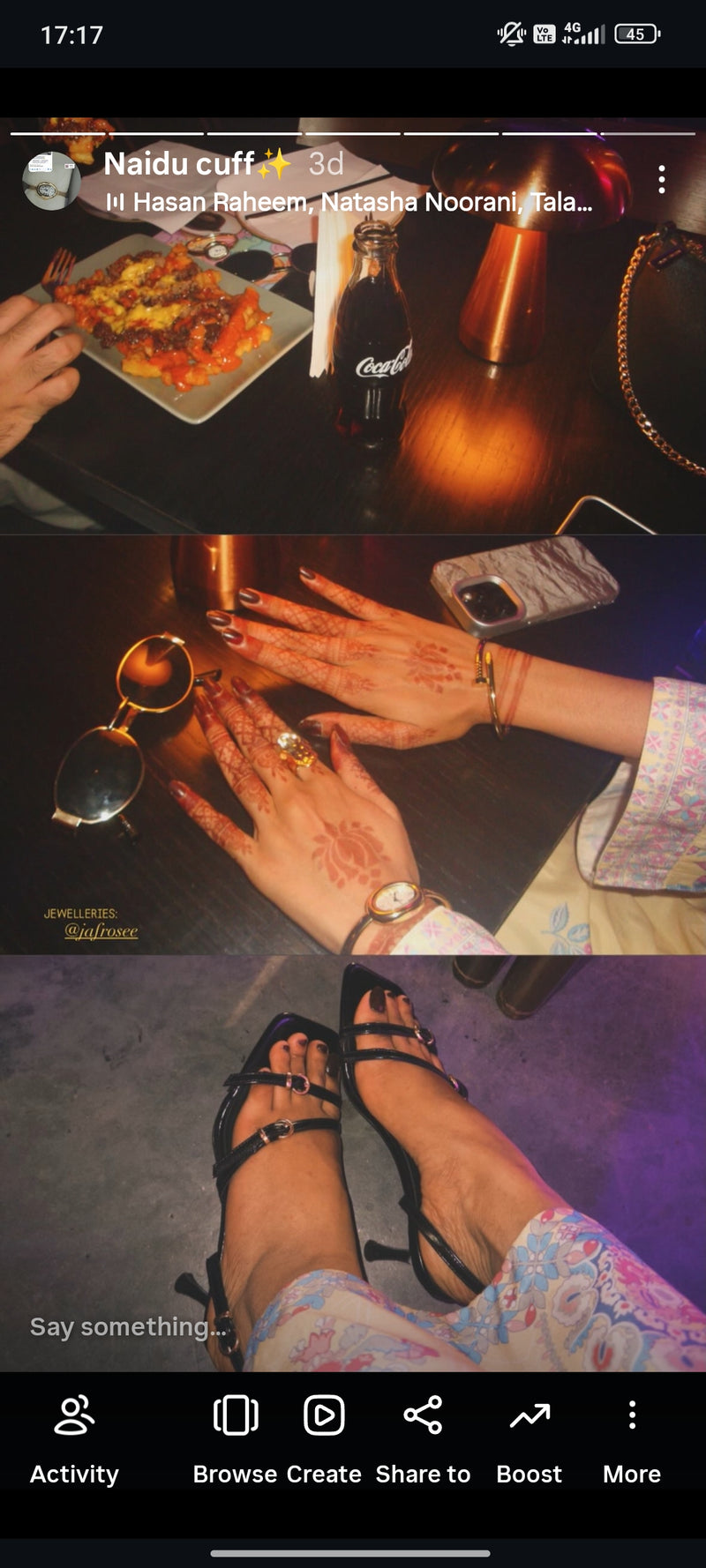 (Naidu cuff watch combo)..  Buy 1 Watch ⌚
Get 2 Jewellery FREE 💍🍀
(Ring + Clover Bracelet)