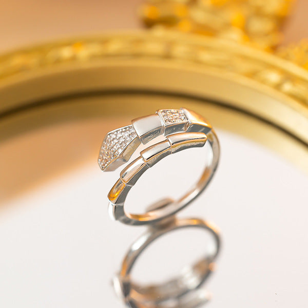 Micro set snake silver